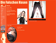 Tablet Screenshot of derfalschehase.com